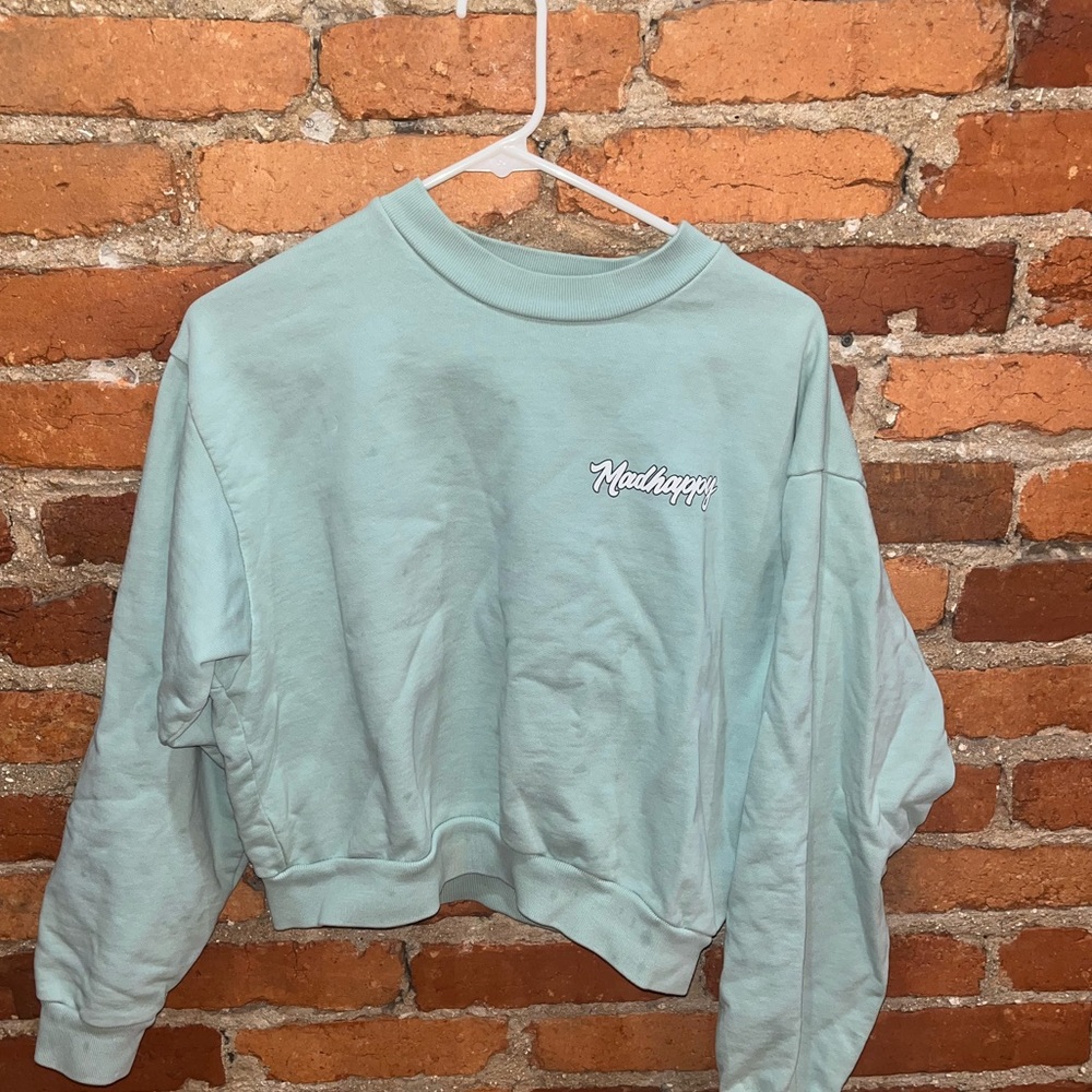 Madhappy cropped crewneck, xs/s